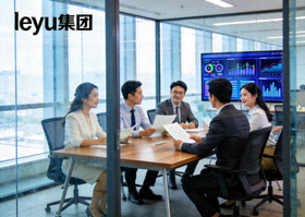leyu集团现代化办公环境与团队协作场景